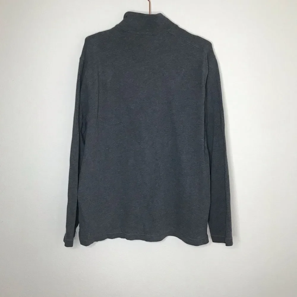 Men’s j crew‎ grey half zip sweater
